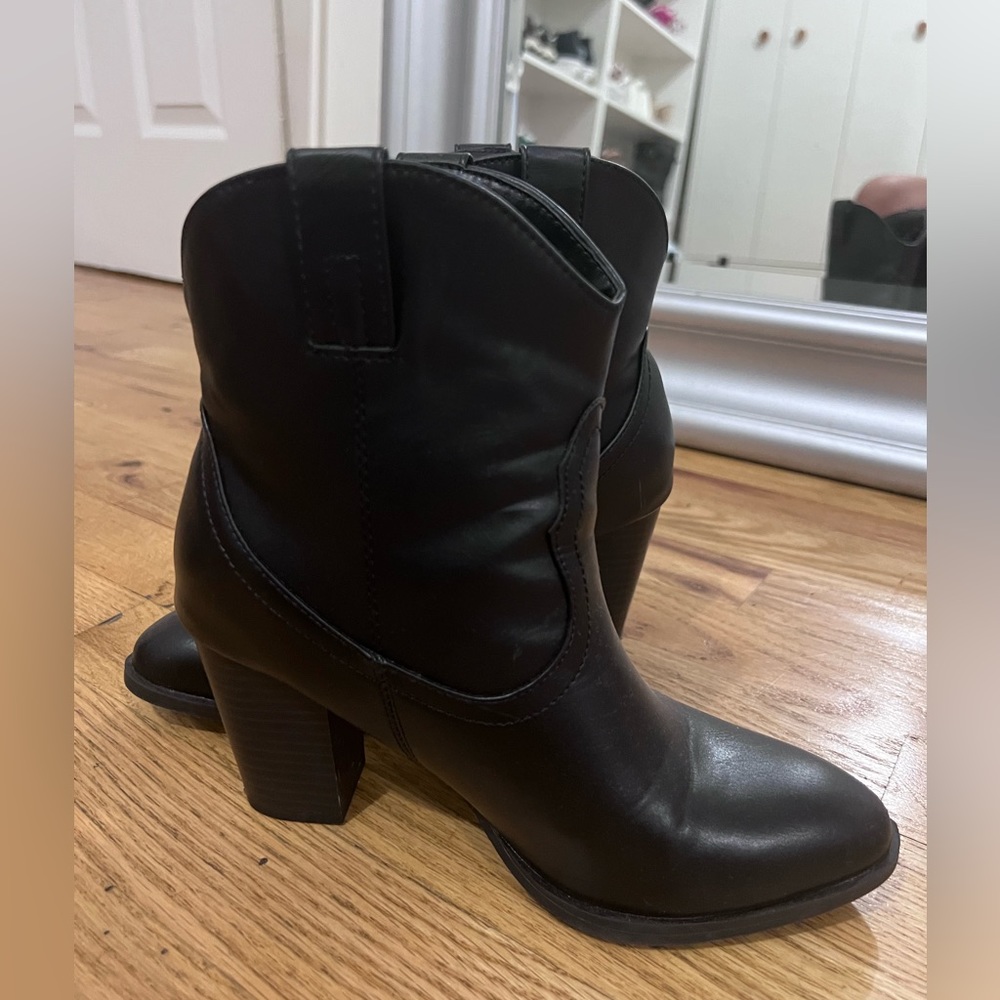 Cowboy ankle boots